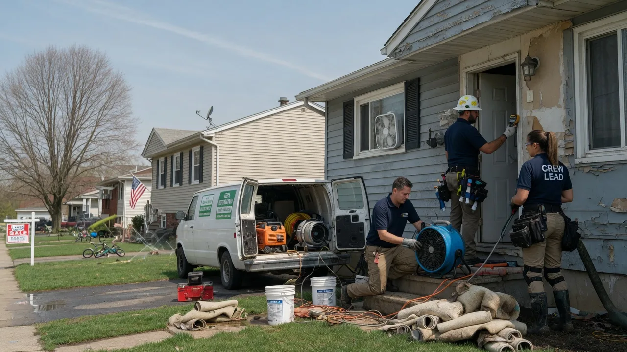 Flood Cleanup in Combined Locks, WI near me
