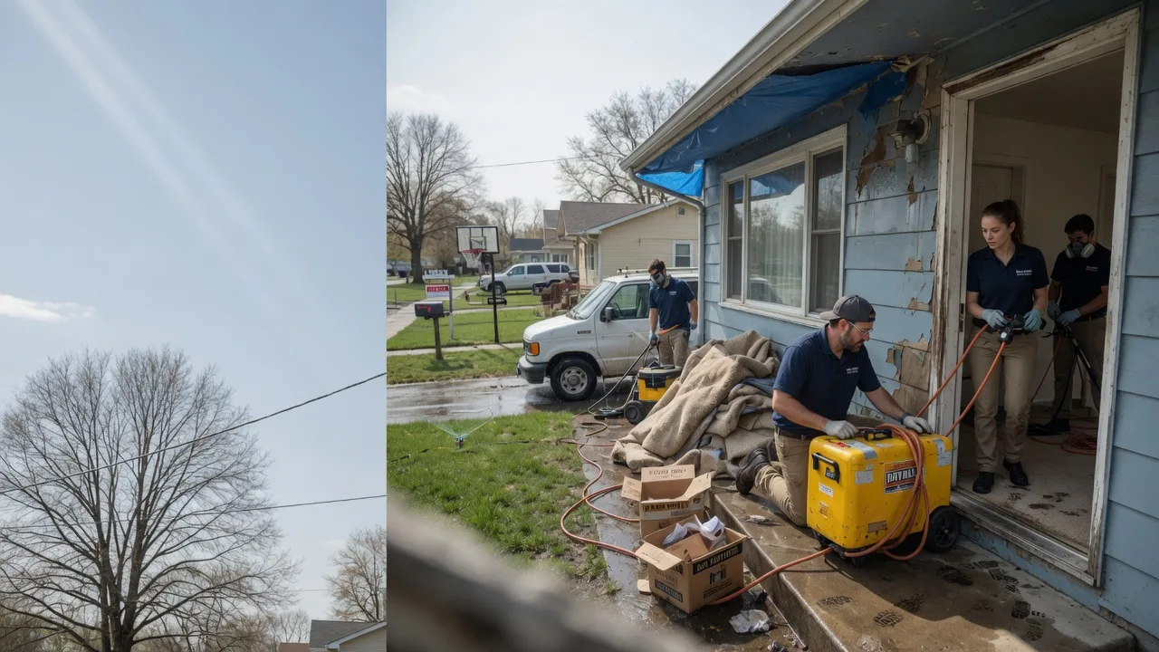 Basement Flood Cleanup in Combined Locks, WI near me